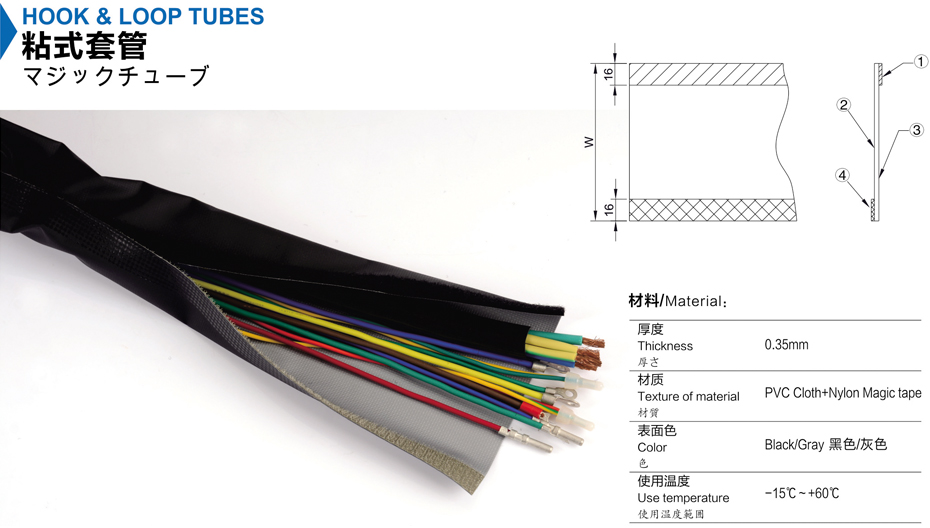 FMT-HOOK&LOOP TUBES