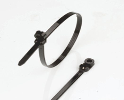 NYLON CABLE TIE-TOOTH-LOCK WITH MOUNTING HOLE