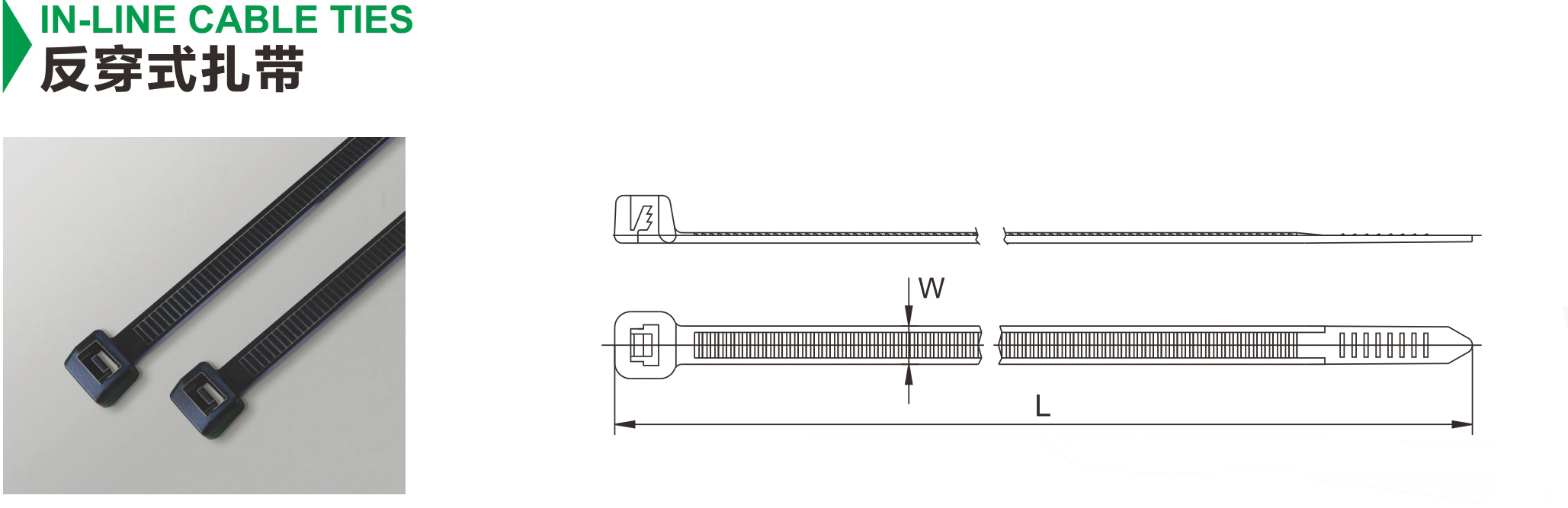 IN-LINE CABLE TIES